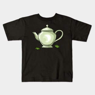 Tea Lover Teapot Kids T-Shirt